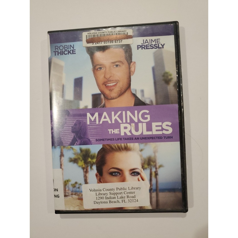 Making the Rules (2014) DVD Drama Romance Robin Thicke Jamie Pressly